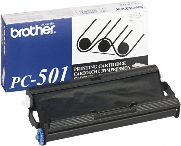 Brother - Black Thermal Print Cartridge Ribbon - Use with Brother Fax-575 - Americas Industrial Supply