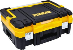 DeWALT - 8 Compartment Tool Box - 17-1/4" Wide x 6-3/8" Deep x 13" High, Structural Foam, Black/Yellow - Americas Industrial Supply