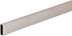 ECONOCO - 1/2" Wide, 1-1/2 High, Open Shelving Accessory/Component - Steel, Chrome Finish, 96" Long, Use with 1-1/4" Hangrail Brackets - Americas Industrial Supply