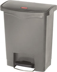 Rubbermaid - 8 Gal Rectangle Unlabeled Trash Can - Exact Industrial Supply