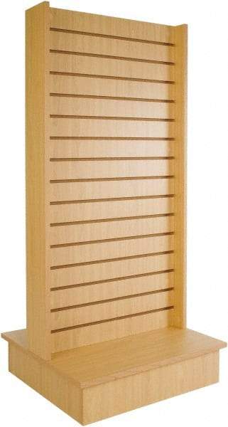 ECONOCO - 25-1/2" Wide, 54 High, Open Shelving Accessory/Component - Melanime Density Fiberboard, 24" Deep, Use with Slatwall Accessories - Americas Industrial Supply