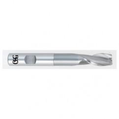1/4 Dia. x 3-1/16 Overall Length 2-Flute Square End HSS-CO SE End Mill-Round Shank-Center Cutting-Uncoated - Americas Industrial Supply