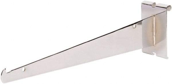 ECONOCO - Chrome Coated Shelf Bracket - 12" Long - Americas Industrial Supply