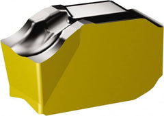 Sandvik Coromant - QDJ CM 4325 Grade, 0.1969" Cutting Width, Carbide Cutoff Insert - 0.0079" Cnr Rad, TiCN/Al2O3/TiN Coated - Americas Industrial Supply