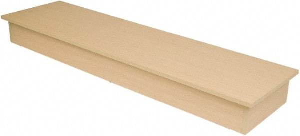 ECONOCO - 16" Wide, 6 High, Open Shelving Accessory/Component - Melamine, 60" Long, Use with Glass Cubbies - Americas Industrial Supply