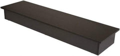 ECONOCO - 14" Wide, 6 High, Open Shelving Accessory/Component - Melamine, 52" Long, Use with Glass Cubbies - Americas Industrial Supply