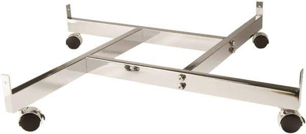 ECONOCO - Open Shelving Accessory/Component - Steel, Chrome Finish, 24" Long, Use with Grid Panels - Americas Industrial Supply