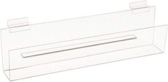 ECONOCO - 16" Wide x 2" Deep x 4" High, Acrylic Greeting Card Shelf - Clear - Americas Industrial Supply