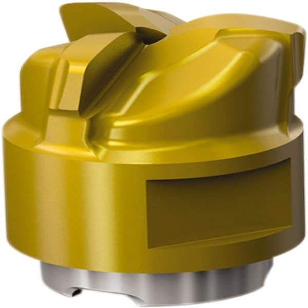 Seco - MP12 Grade MP3000 Carbide High Feed Milling Tip Insert - 3 Flutes, 12mm Cutting Diam, 0.7mm Depth of Cut, 0.065" Cnr Rad - Americas Industrial Supply