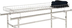 ECONOCO - Chrome Grid Basket Rack Topper - 22-1/2" Wide x 2-3/4" High - Americas Industrial Supply