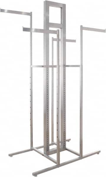 ECONOCO - 4-Way Display Rack Frame - 24" Wide x 72" High - Americas Industrial Supply
