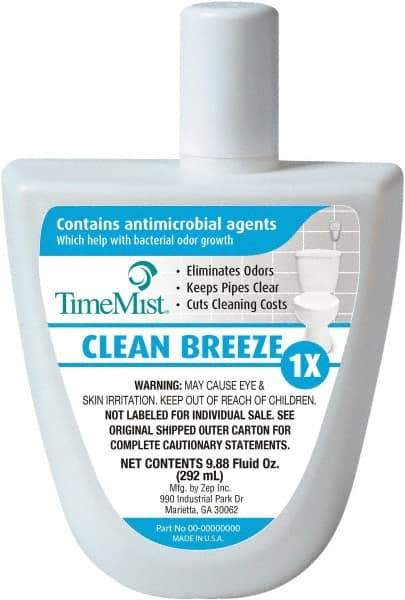 TimeMist - 10.5 oz Air Freshener Dispenser Refill - Clean/Fresh, Compatible with TimeMist Virtual Janitors - Americas Industrial Supply