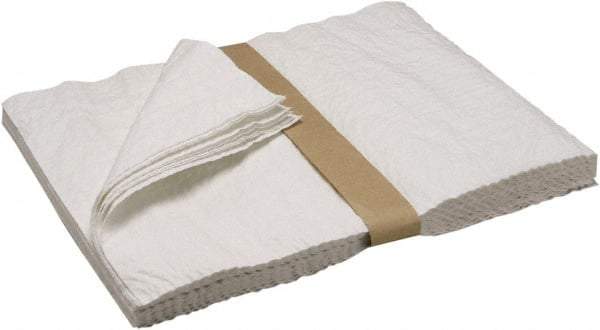 Ability One - Dry Shop Towel/Industrial Wipes - 13" x 18" Sheet Size, White - Americas Industrial Supply