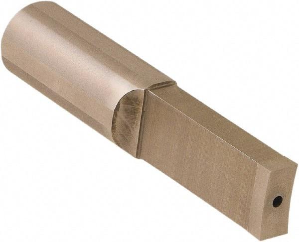 Hassay-Savage - 3/16" Keyway Width, Single Point Keyway Broach - High Speed Steel, Bright Finish, 3/16" Broach Body Width, 1-1/2" to 1-1/2" LOC, 3-3-/4" OAL - Americas Industrial Supply