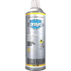 Sprayon - 20 oz Aerosol Calcium General Purpose Grease - White, Food Grade, 285°F Max Temp, NLGIG 2, - Americas Industrial Supply