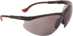 Uvex - Gray Lenses, Frameless Safety Glasses - Anti-Fog, Scratch Resistant, Adjustable Temples, Size Universal, Wrap Around - Americas Industrial Supply