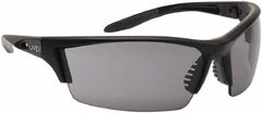 Uvex - Gray Lenses, Frameless Safety Glasses - Scratch Resistant, Adjustable Temples, Size Universal, Wrap Around - Americas Industrial Supply