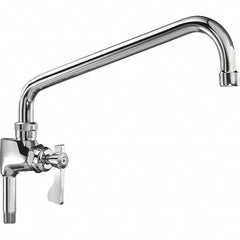 Krowne - Base Mount, Low Arc Add-On Faucet for Pre-Rinse Units - One Handle, Blade Handle, Swing Spout and Nozzle, No Drain - Americas Industrial Supply