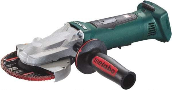 Metabo - 5" Wheel Diam, 8,000 RPM, Cordless Angle & Disc Grinder - 5/8-11 Spindle - Americas Industrial Supply