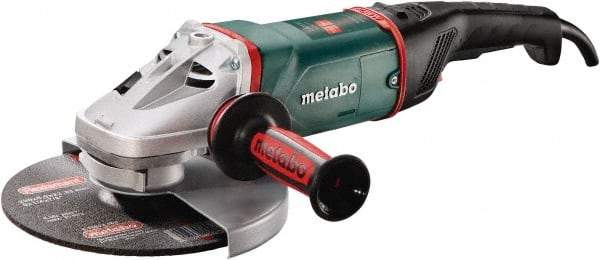 Metabo - 9" Wheel Diam, 6,600 RPM, Corded Angle & Disc Grinder - 5/8-11 Spindle - Americas Industrial Supply