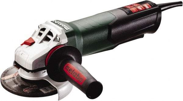 Metabo - 5" Wheel Diam, 11,000 RPM, Corded Angle & Disc Grinder - 5/8-11 Spindle, 120 Volts, 13.5 Amps - Americas Industrial Supply