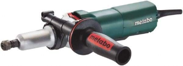 Metabo - 1/4 Inch Collet, 2,500 to 8,700 RPM, Straight, Electric Die Grinder - 120 Volt, 8.5 Amp, 8 Ft. Long Cord - Americas Industrial Supply