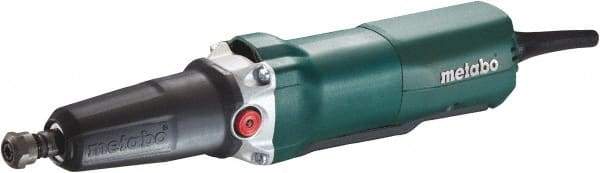 Metabo - 1/4 Inch Collet, 10,000 to 30,500 RPM, Straight, Electric Die Grinder - 120 Volt, 6.4 Amp, 8 Ft. Long Cord - Americas Industrial Supply