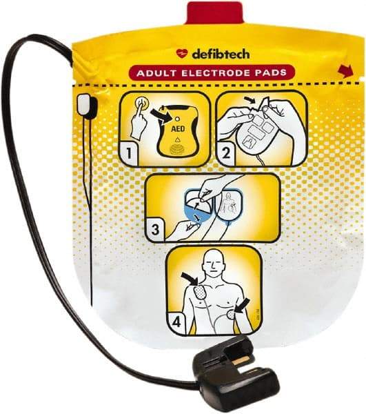 Defibtech - Adult CPR Pad - Compatible With Lifeline VIEW AED - Americas Industrial Supply