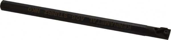 Kennametal - 12.19mm Min Bore Diam, 6" OAL, 3/8" Shank Diam, A-STUN Indexable Boring Bar - T221P Insert, Screw Holding Method - Americas Industrial Supply