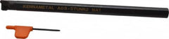 Kennametal - 15.24mm Min Bore Diam, 8" OAL, 1/2" Shank Diam, A-STUN Indexable Boring Bar - T221P Insert, Screw Holding Method - Americas Industrial Supply