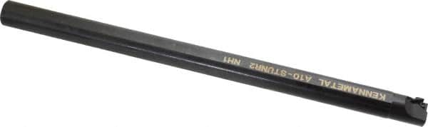 Kennametal - 19.56mm Min Bore Diam, 10" OAL, 5/8" Shank Diam, A-STUN Indexable Boring Bar - T221P Insert, Screw Holding Method - Americas Industrial Supply