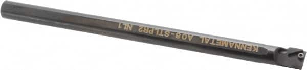 Kennametal - 15.24mm Min Bore Diam, 8" OAL, 1/2" Shank Diam, A-STLP Indexable Boring Bar - TP.. Insert, Screw Holding Method - Americas Industrial Supply