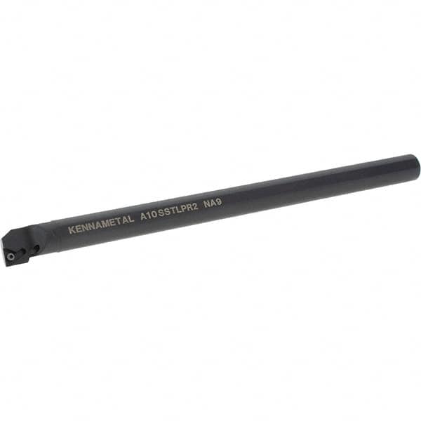 Kennametal - 19.56mm Min Bore Diam, 10" OAL, 5/8" Shank Diam, A-STLP Indexable Boring Bar - TP.. Insert, Screw Holding Method - Americas Industrial Supply