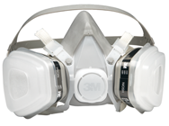 Half Facepiece Disposable Respirator Assembly; Medium 12/cs - Americas Industrial Supply