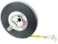 530-100 Closed Reel Measuring Tape-3/8" x 100' - Americas Industrial Supply