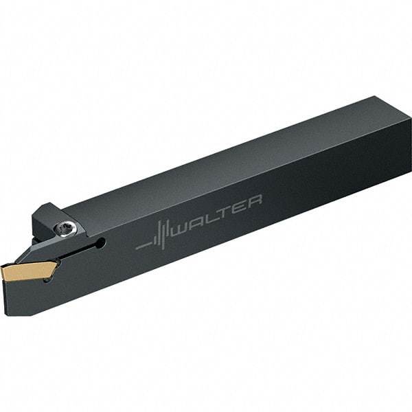 Walter - External Thread, 0.6299" Max Depth of Cut, 2mm Min Groove Width, 125mm OAL, Right Hand Indexable Grooving Cutoff Toolholder - 16mm Shank Height x 16mm Shank Width, GX16-1E2.. Insert Style, XLDE-C Toolholder Style - Americas Industrial Supply
