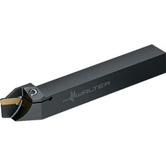 Walter - External Thread, 0.6299" Max Depth of Cut, 3mm Min Groove Width, 125mm OAL, Left Hand Indexable Grooving Cutoff Toolholder - 16mm Shank Height x 16mm Shank Width, GX16-2E3.. Insert Style, XLDE Toolholder Style - Americas Industrial Supply