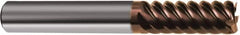 Guhring - 3/4", 8 Flute, Single End, Solid Carbide, Corner Chamfer End Mill - 4" OAL, 45° Helix, Right Hand Flute, 1-1/2" LOC, Right Hand Cut - Americas Industrial Supply