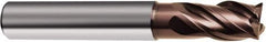 Guhring - 5/8", 4 Flute, Single End, Solid Carbide, Corner Chamfer End Mill - 3-1/2" OAL, Right Hand Flute, 1-1/4" LOC, Right Hand Cut - Americas Industrial Supply