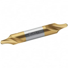 Walter-Titex - Metric Radius Cut 60° Incl Angle High Speed Steel Combo Drill & Countersink - Americas Industrial Supply