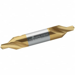 Walter-Titex - Metric Plain Cut 60° Incl Angle High Speed Steel Combo Drill & Countersink - Americas Industrial Supply