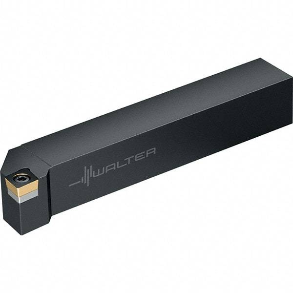 Walter - SCLC, Right Hand Cut, 12mm Shank Height x 12mm Shank Width, Neutral Rake Indexable Turning Toolholder - 80mm OAL, CC..09T3.. Insert Compatibility, Series Walter Turn - Americas Industrial Supply