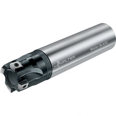 Walter - 32mm Cut Diam, 8mm Max Depth of Cut, 32mm Shank Diam, 250mm OAL, Indexable Square Shoulder End Mill - Multiple Insert Styles, Cylindrical Shank, 90° Lead Angle, Through Coolant, Series Blaxx - Americas Industrial Supply