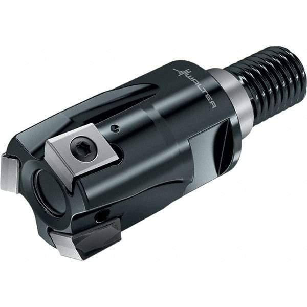 Walter - 50mm Cut Diam, 12mm Max Depth of Cut, Indexable Square Shoulder End Mill - Multiple Insert Styles, T45 Modular Connection, 90° Lead Angle, Through Coolant - Americas Industrial Supply