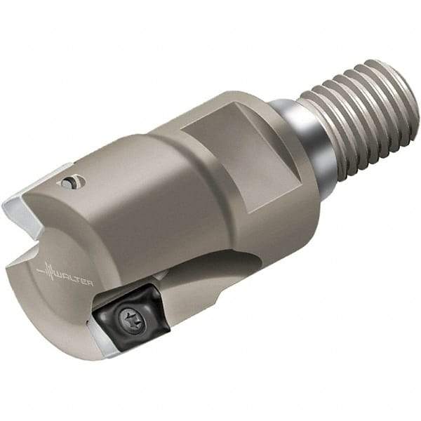 Walter - 16mm Cut Diam, 10mm Max Depth of Cut, Indexable Square Shoulder End Mill - Multiple Insert Styles, T14 Modular Connection, 90° Lead Angle, Through Coolant - Americas Industrial Supply