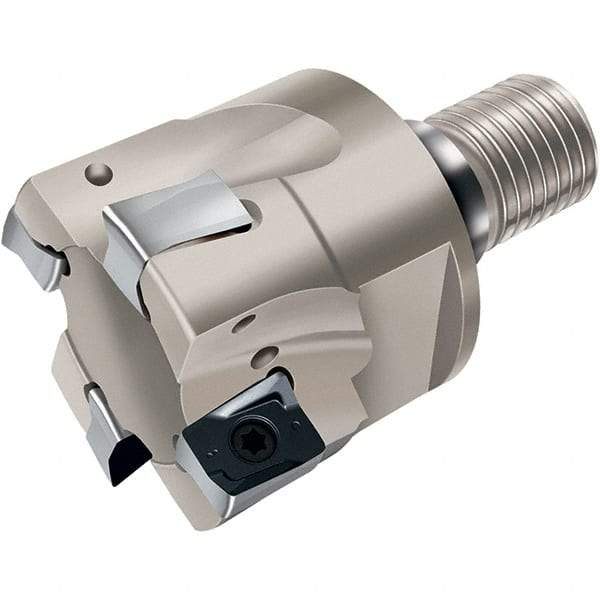 Walter - 1-1/2" Cut Diam, 0.512" Max Depth of Cut, Indexable Square Shoulder End Mill - Multiple Insert Styles, T36 Modular Connection, 90° Lead Angle, Through Coolant - Americas Industrial Supply