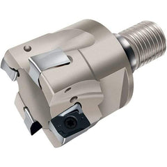 Walter - 40mm Cut Diam, 13mm Max Depth of Cut, Indexable Square Shoulder End Mill - Multiple Insert Styles, T36 Modular Connection, 90° Lead Angle, Through Coolant - Americas Industrial Supply