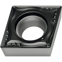 Walter - CPGT21.51 MP4 Grade WPP20S Carbide Turning Insert - TiCN/Al2O3/TiN Finish, 80° Diamond, 1/4" Inscr Circle, 3/32" Thick, 1/64" Corner Radius - Americas Industrial Supply