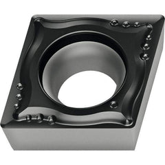 Walter - CCGT21.51 MK4 Grade WKK20S Carbide Turning Insert - TiCN/Al2O3/TiCN Finish, 80° Diamond, 1/4" Inscr Circle, 3/32" Thick, 1/64" Corner Radius - Americas Industrial Supply