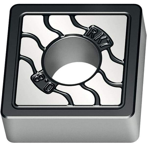 Walter - SNMA433 RK7 Grade WKK10S Carbide Turning Insert - TiCN/Al2O3/TiCN Finish, 90° Square, 1/2" Inscr Circle, 3/16" Thick, 3/64" Corner Radius - Americas Industrial Supply